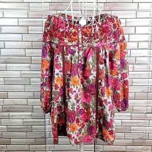 Great Northern Indigo summer blouse Size S